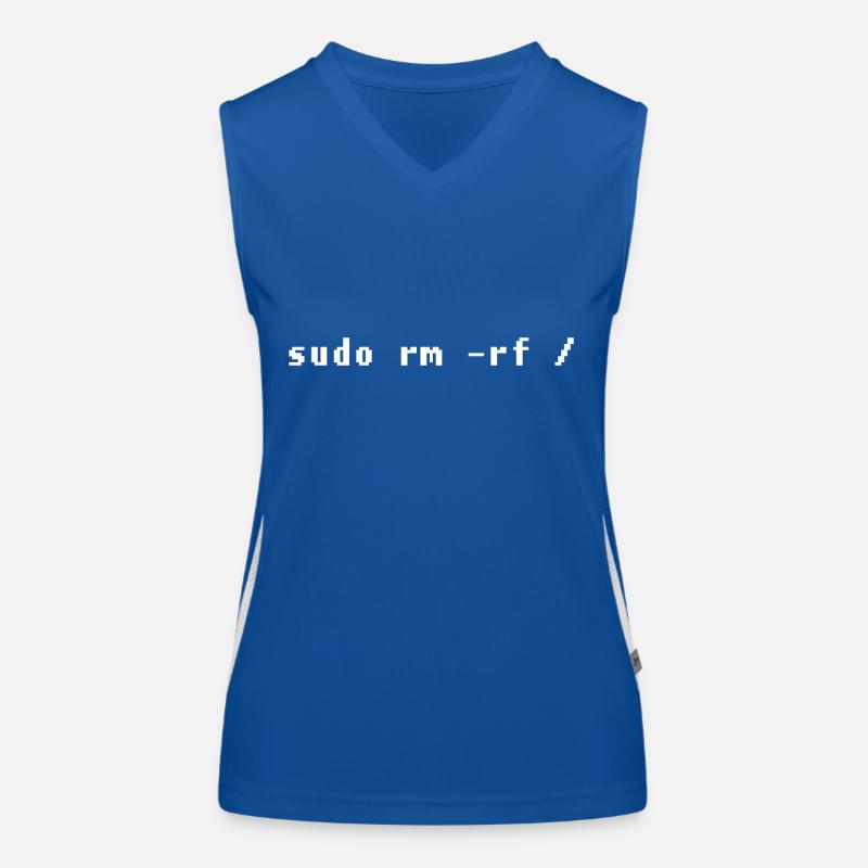 Conception drôle d'admin de Linux Débardeur respirant contrasté Femme