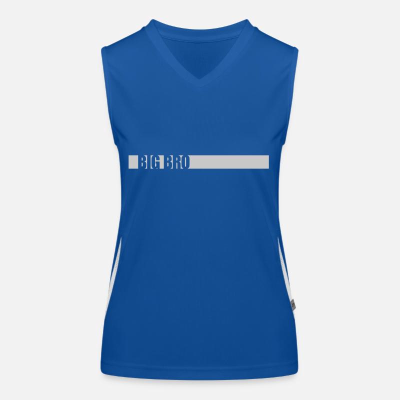 Logo Big Bro Balken Funktionelles Kontrast-Tank Top für Frauen