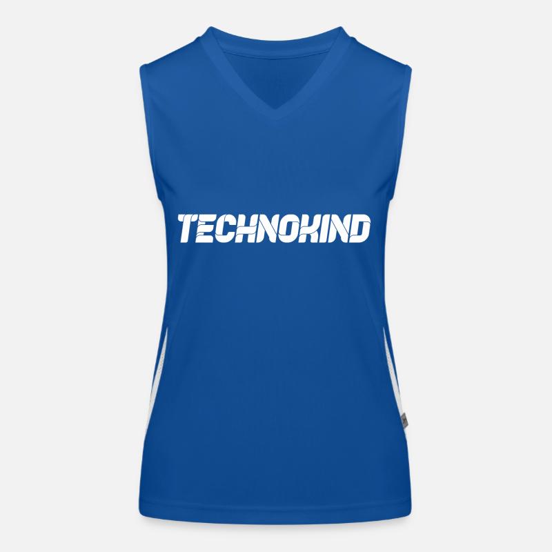 Technokind Funktionelles Kontrast-Tank Top für Frauen