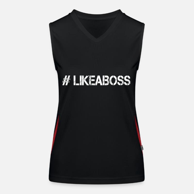 Like a boss Débardeur respirant contrasté Femme