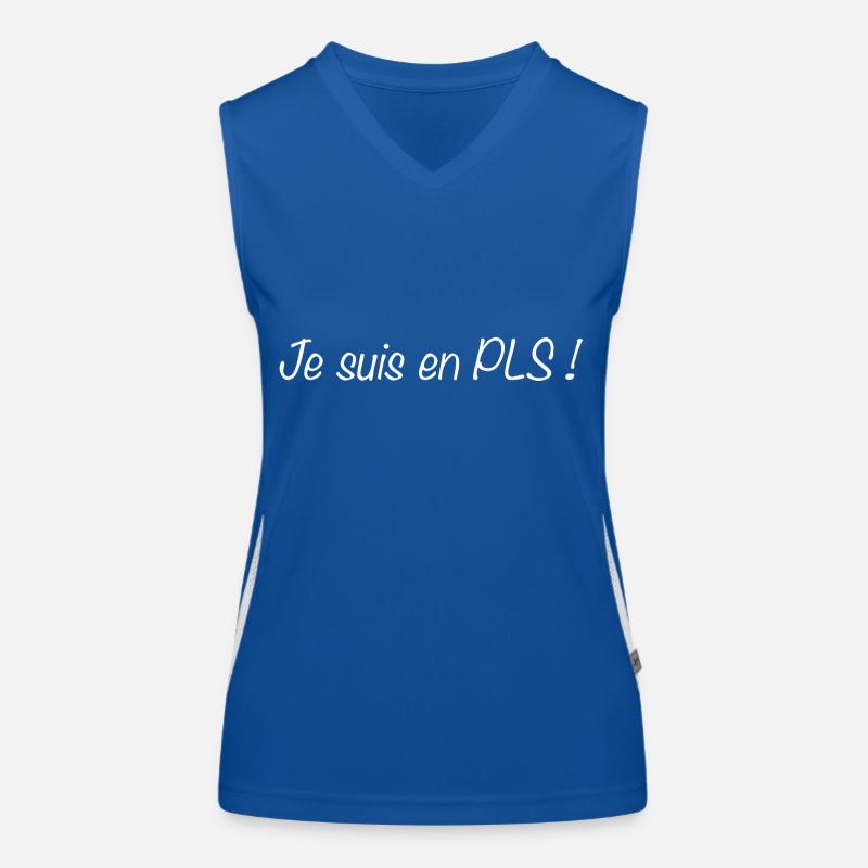 Je suis en PLS Débardeur respirant contrasté Femme