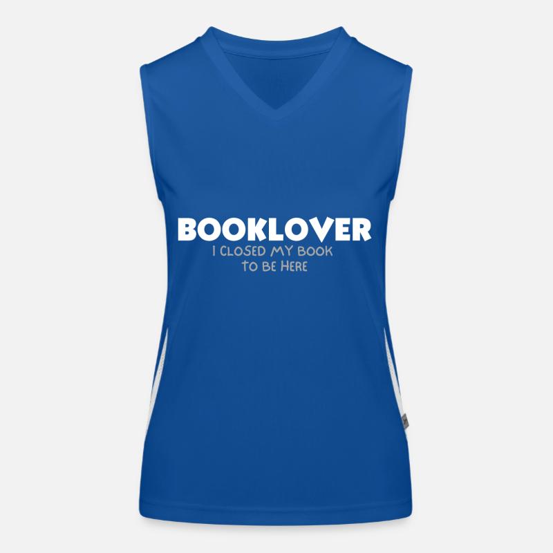 Booklover Funktionelles Kontrast-Tank Top für Frauen