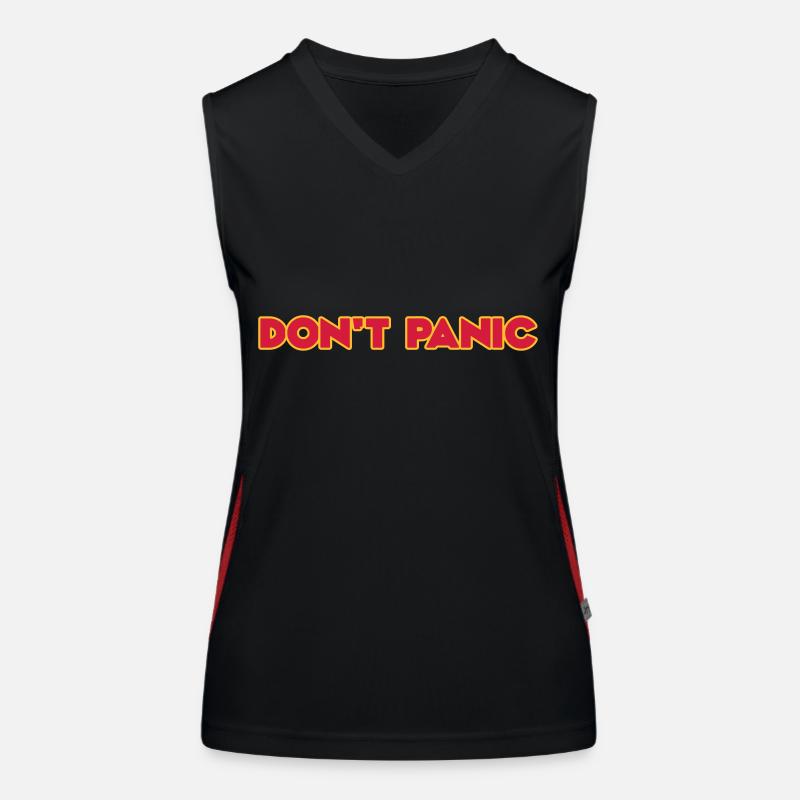 Don't Panic Women's Functional Contrast Tank Top