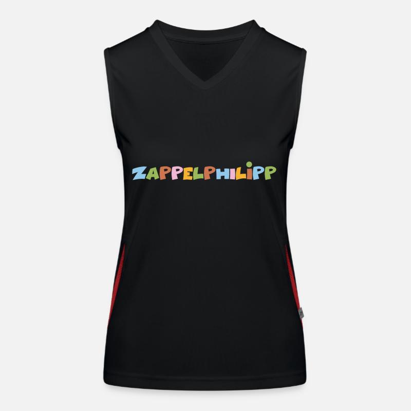 Zappelphilipp Funktionelles Kontrast-Tank Top für Frauen