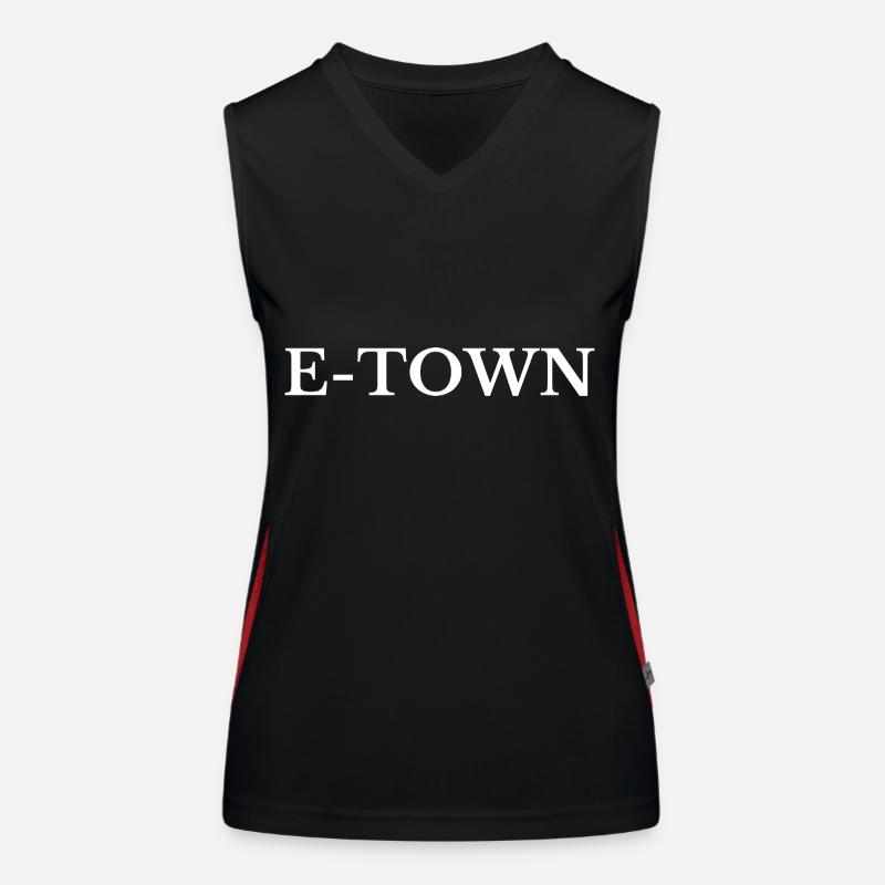 Essen E-Town Funktionelles Kontrast-Tank Top für Frauen