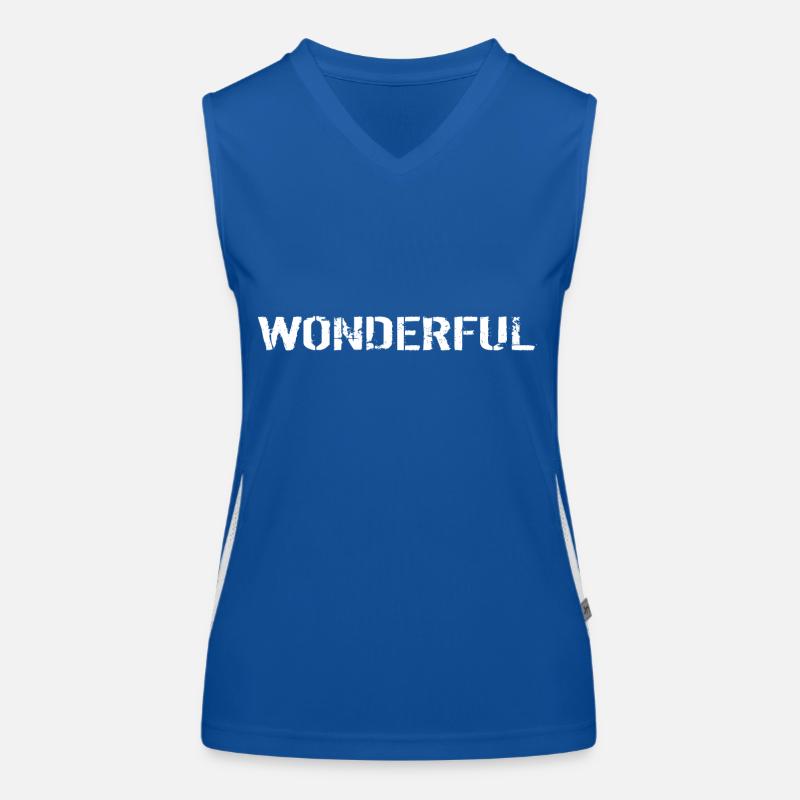 Wonderful white Women's Functional Contrast Tank Top