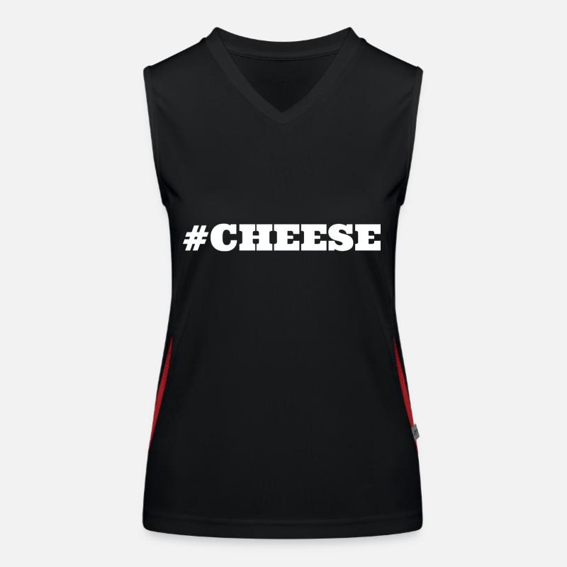 #Cheese Women's Functional Contrast Tank Top