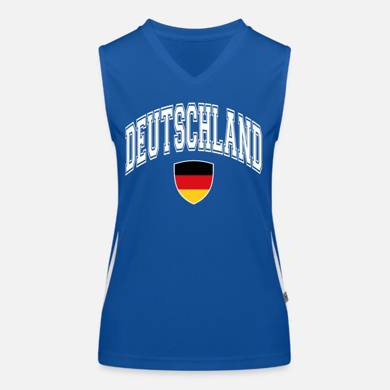 Germany Flag Women's Functional Contrast Tank Top