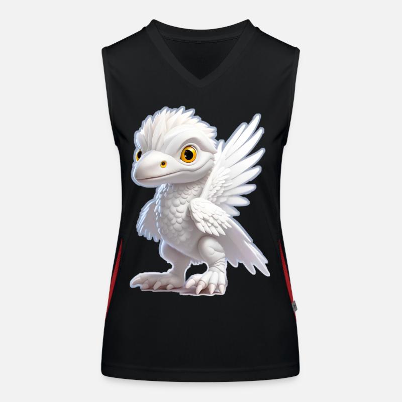 Little Dragon Funktionelles Kontrast-Tank Top für Frauen