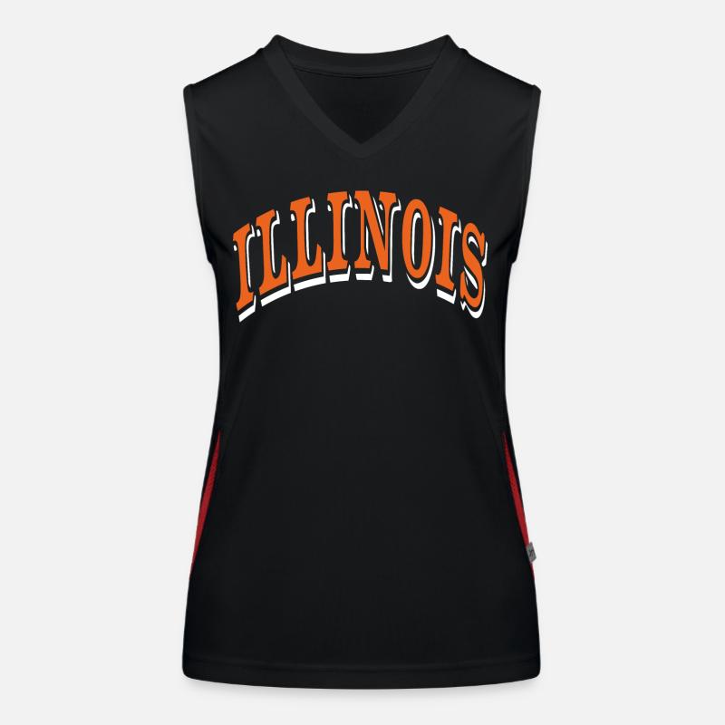 Illinois Women's Functional Contrast Tank Top
