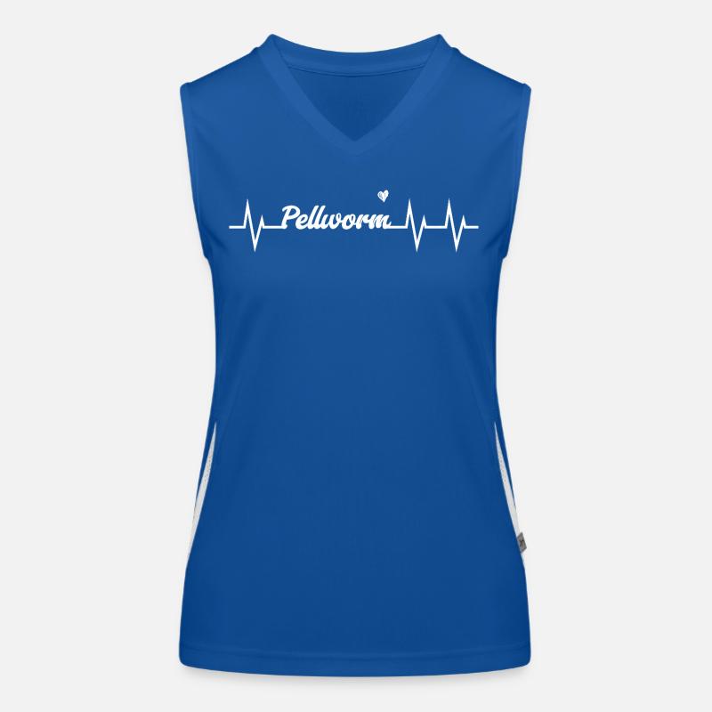 Battement de cœur Pellworm Débardeur respirant contrasté Femme
