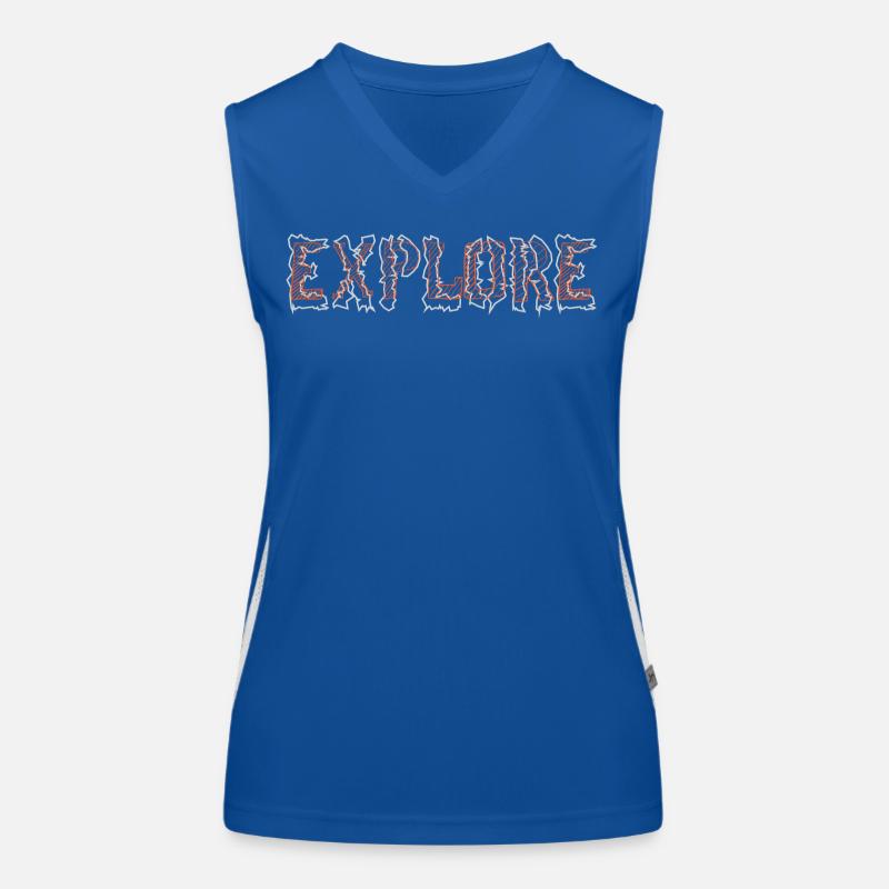 Explore Funktionelles Kontrast-Tank Top für Frauen