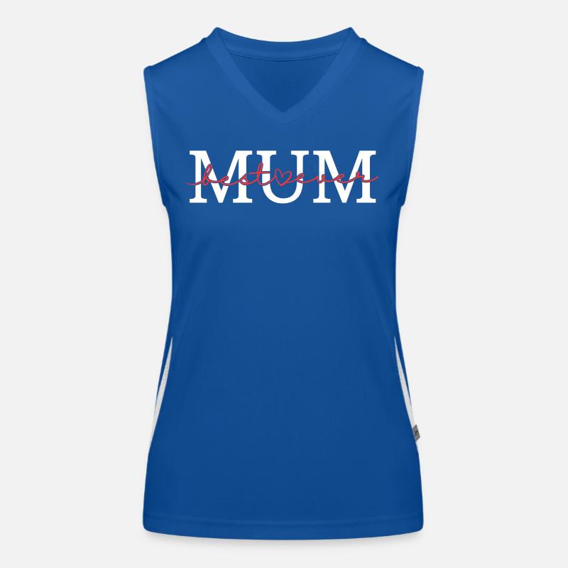 Best mum ever Women's Functional Contrast Tank Top