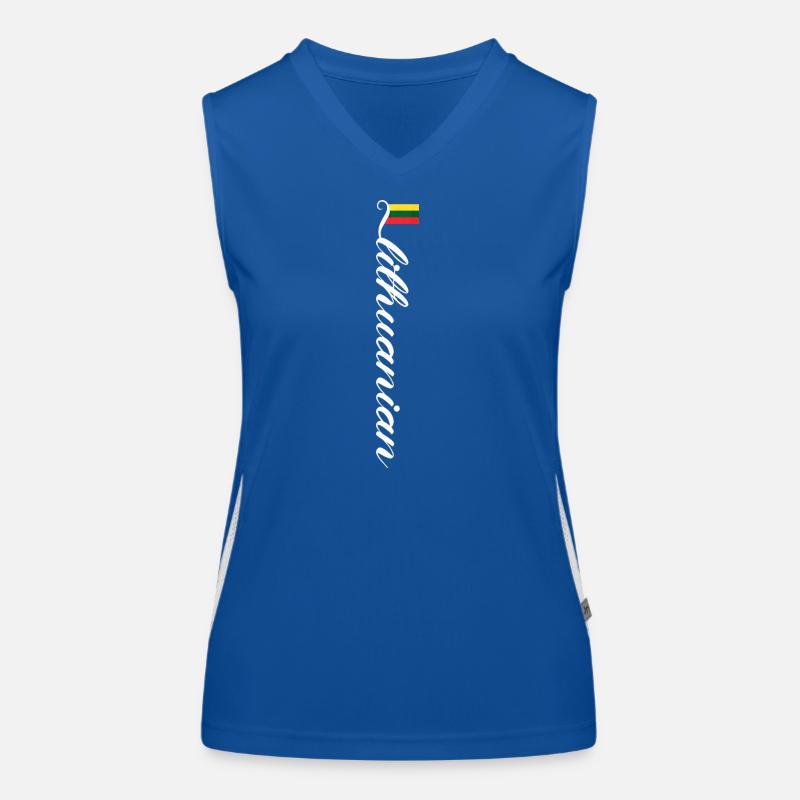 Litauen Funktionelles Kontrast-Tank Top für Frauen