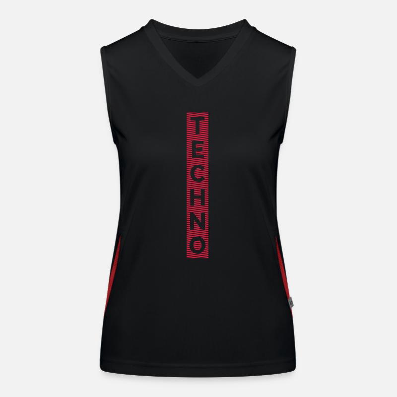 TECHNO Débardeur respirant contrasté Femme