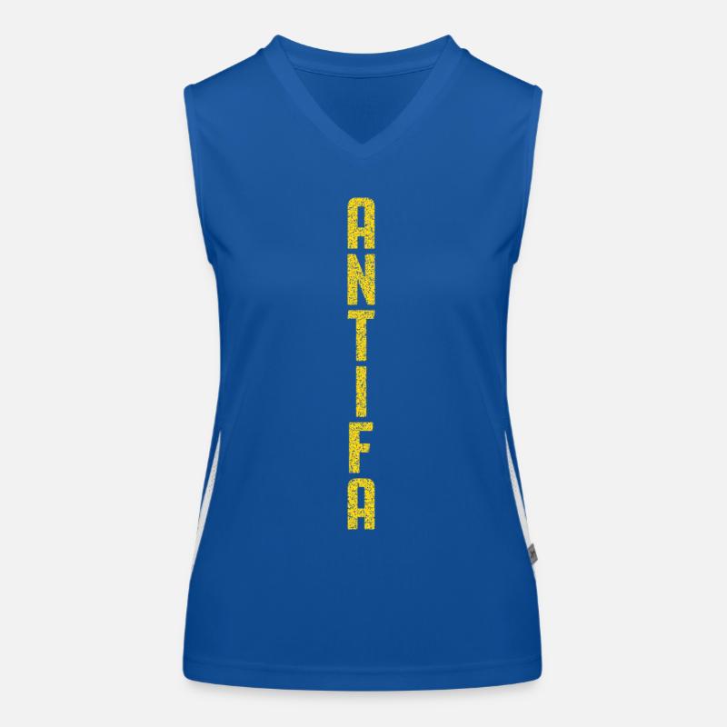 Antifa Vertical Women's Functional Contrast Tank Top