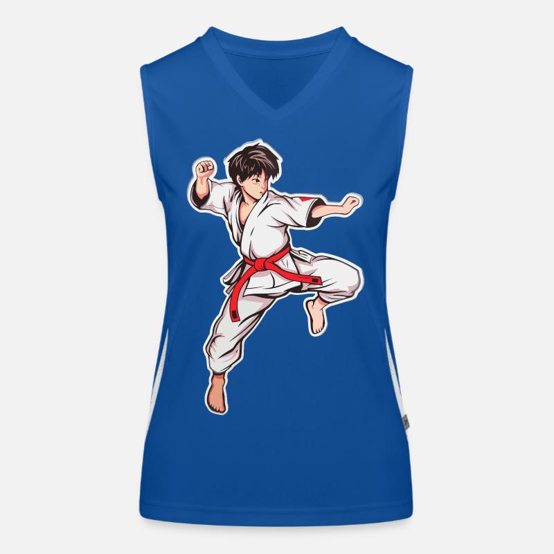 Karaté Garçon Débardeur respirant contrasté Femme