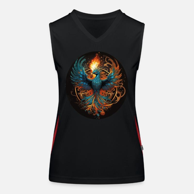 Phoenix from the ashes Gift Women's Functional Contrast Tank Top