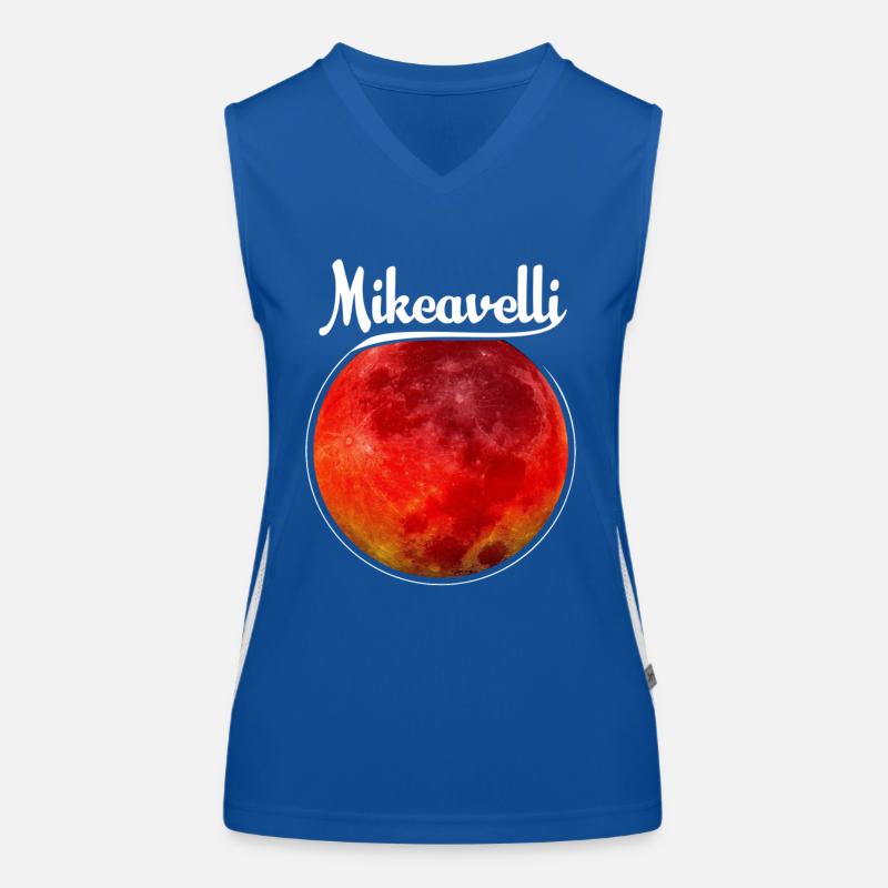 Mikeavelli Blutmond Funktionelles Kontrast-Tank Top für Frauen
