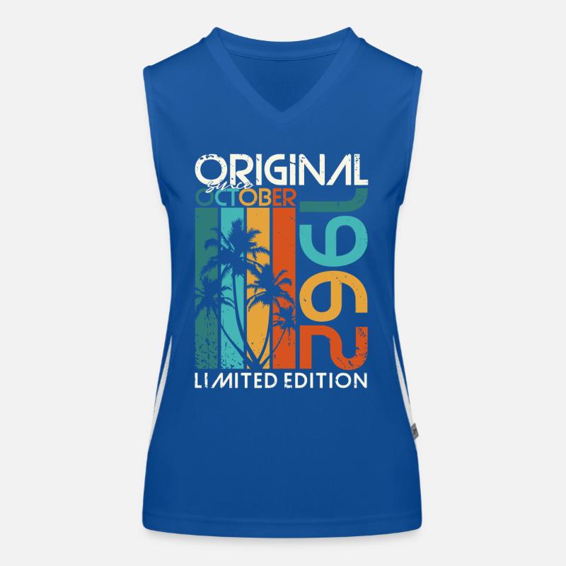 October 1962 Born Birthday Gift Women's Functional Contrast Tank Top