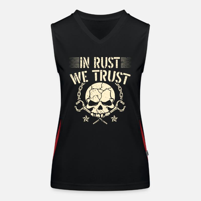 In Rust we rely on Blacksmith Bladesmith Women's Functional Contrast Tank Top