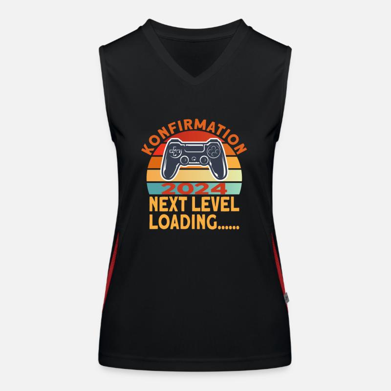 Konfirmation 2024 Konfirmand Funktionelles Kontrast-Tank Top für Frauen