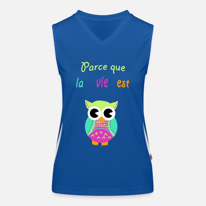 chouette Débardeur respirant contrasté Femme