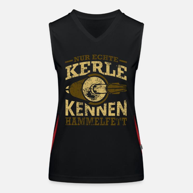 Fensterbauer Echte Kerle Geschenk Funktionelles Kontrast-Tank Top für Frauen