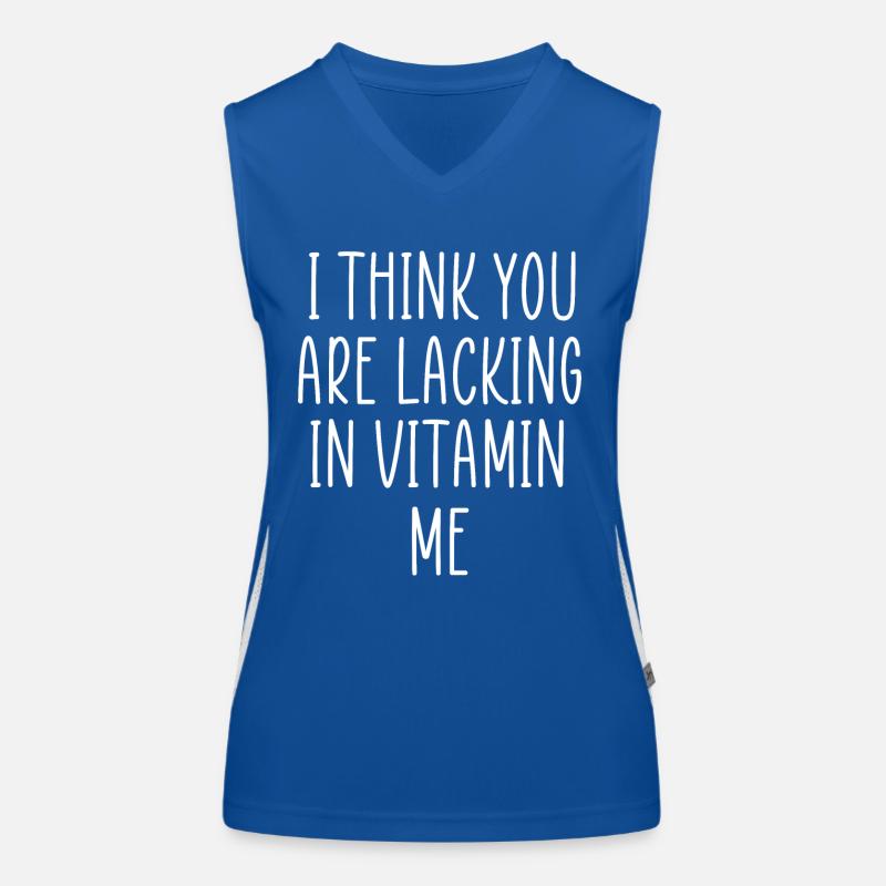 manque de vitamine moi Débardeur respirant contrasté Femme