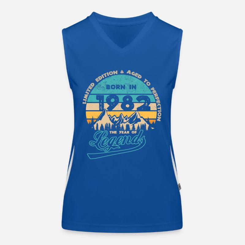 Legenden 1982 Funktionelles Kontrast-Tank Top für Frauen