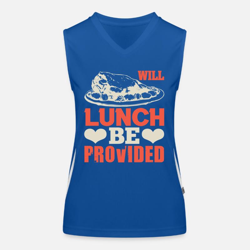 WIRD DAS MITTAGESSEN LUSTIG SEIN Funktionelles Kontrast-Tank Top für Frauen