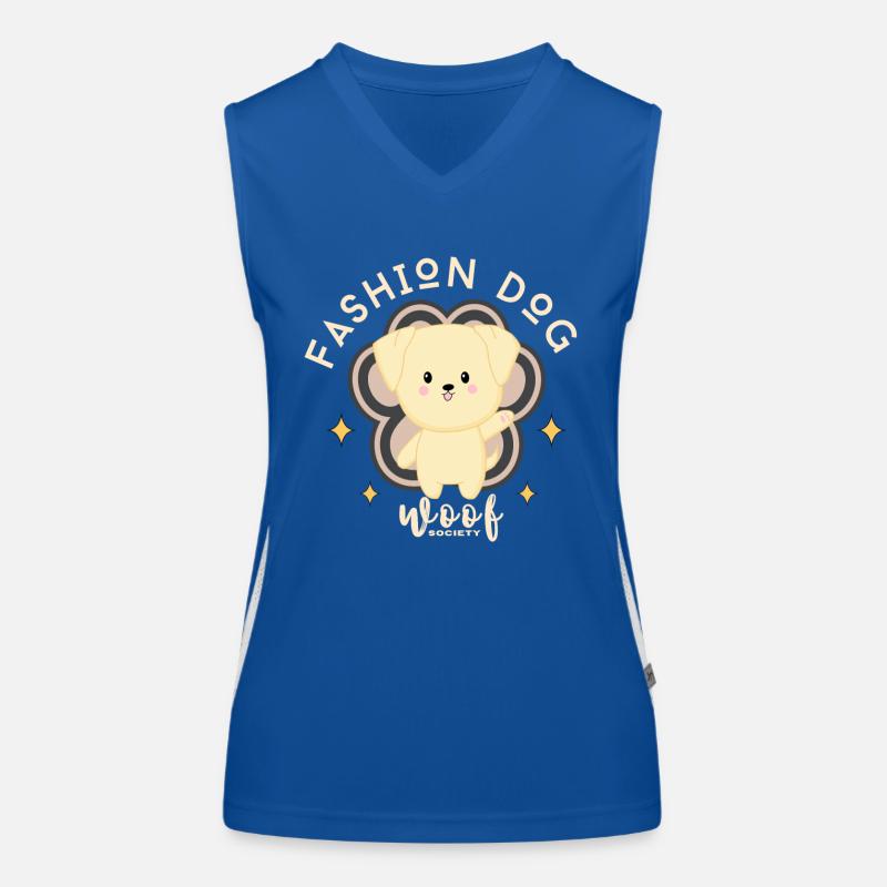 Mode Hund Funktionelles Kontrast-Tank Top für Frauen