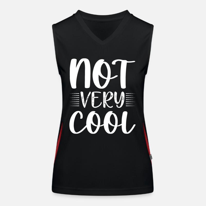 Pas cool pas cool Débardeur respirant contrasté Femme