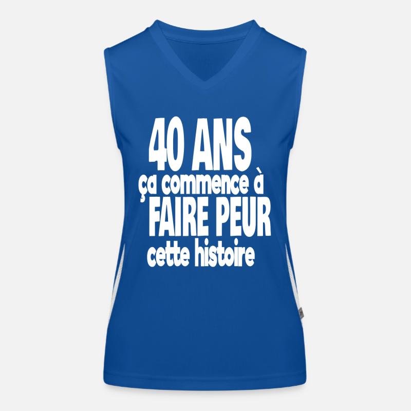 40 ans Débardeur respirant contrasté Femme