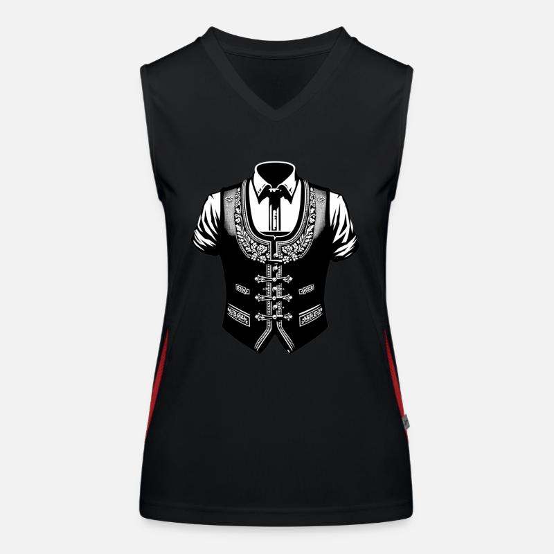 Traditional jacket Women's Functional Contrast Tank Top