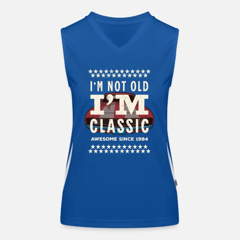 Nicht alt - Klassiker seit 1984 - 1984 Geburtstagsgeschenk Funktionelles Kontrast-Tank Top für Frauen