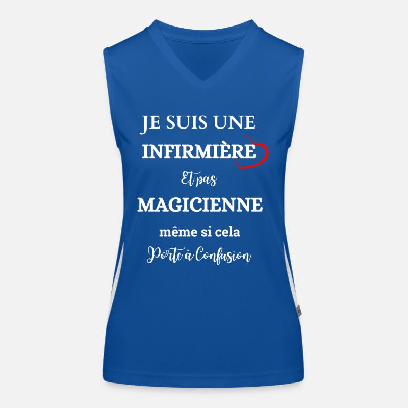 Je suis une infirmière Débardeur respirant contrasté Femme