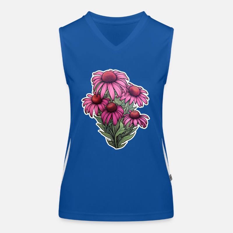 Echinacea Débardeur respirant contrasté Femme