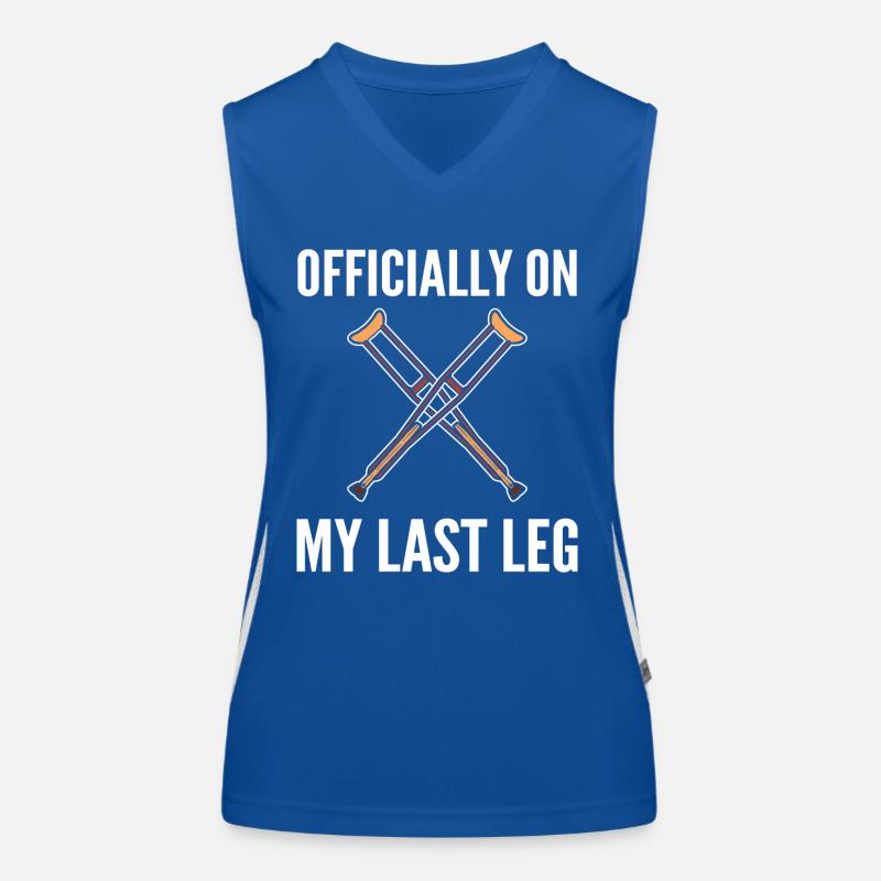 Broken leg Women's Functional Contrast Tank Top