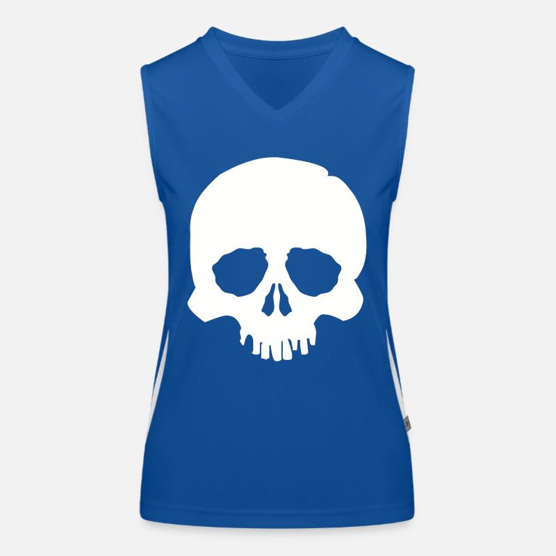 skull Funktionelles Kontrast-Tank Top für Frauen