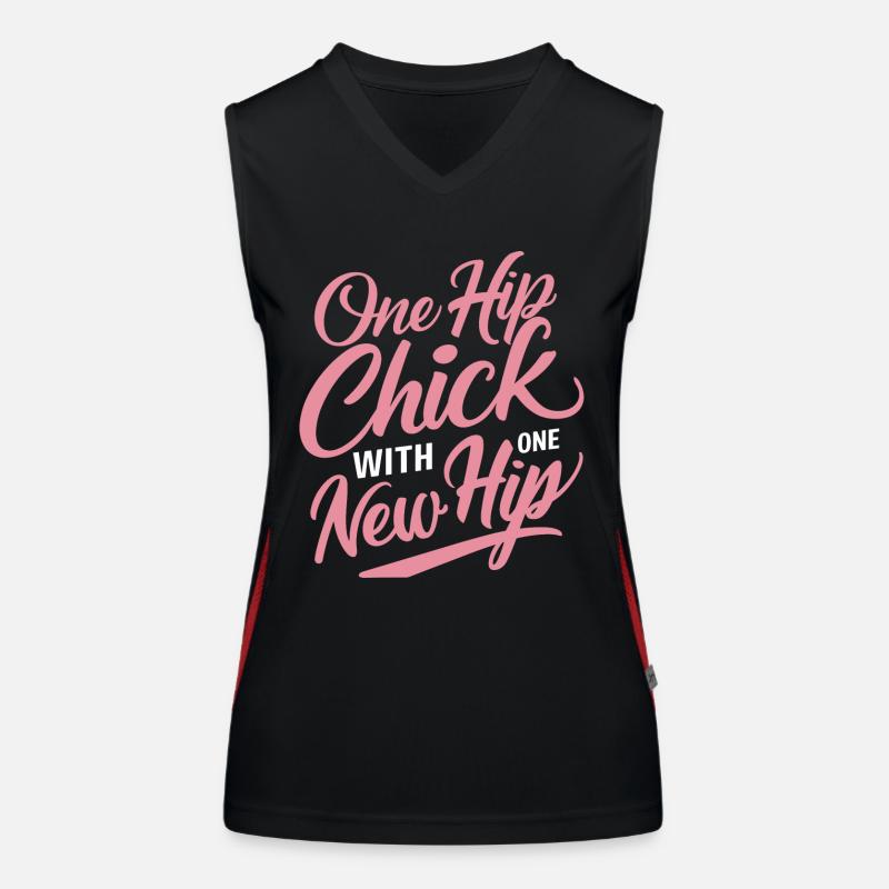 Cool and strong with a new hip Women's Functional Contrast Tank Top