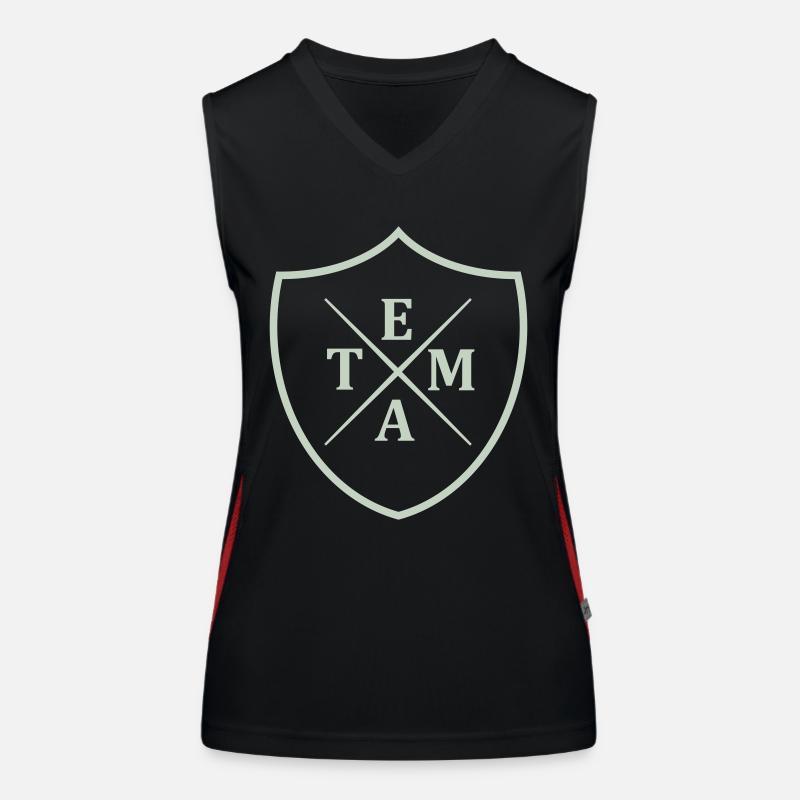 Team Crest Women's Functional Contrast Tank Top