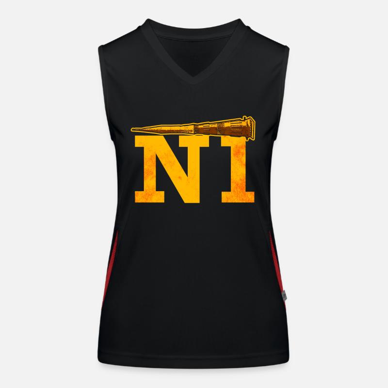N1 Missile Soviet Union Women's Functional Contrast Tank Top
