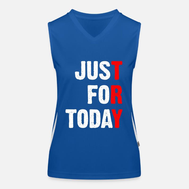 Just For Today - Try Funktionelles Kontrast-Tank Top für Frauen