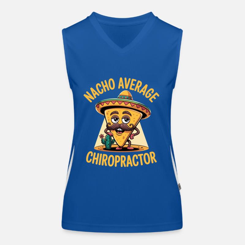 Nacho Average Chiropractor Women's Functional Contrast Tank Top