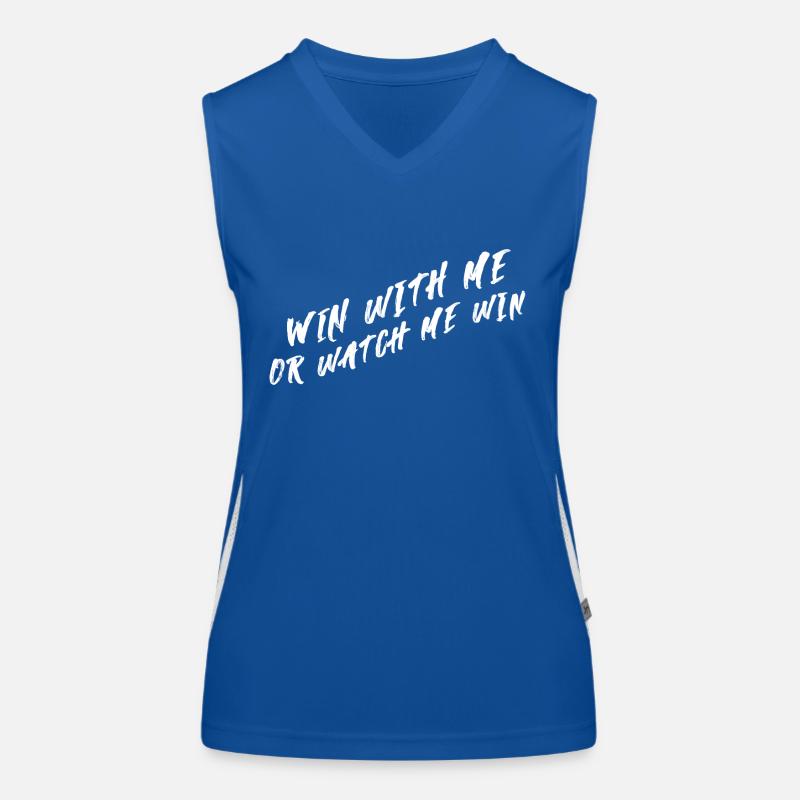 Gewinne mit mir oder sieh, wie ich gewinne Funktionelles Kontrast-Tank Top für Frauen