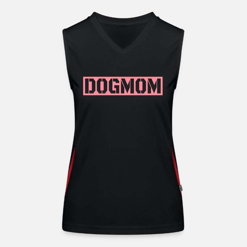 Dog Mom Women's Functional Contrast Tank Top