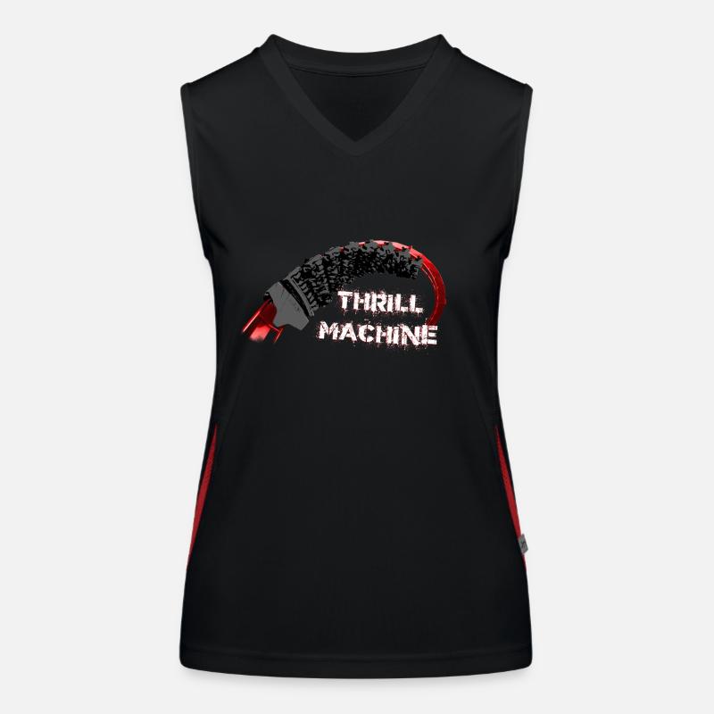 MACHINE À SENSATIONS FORTES Débardeur respirant contrasté Femme