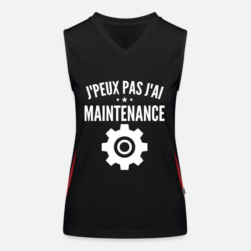 Maintenance informatique Débardeur respirant contrasté Femme