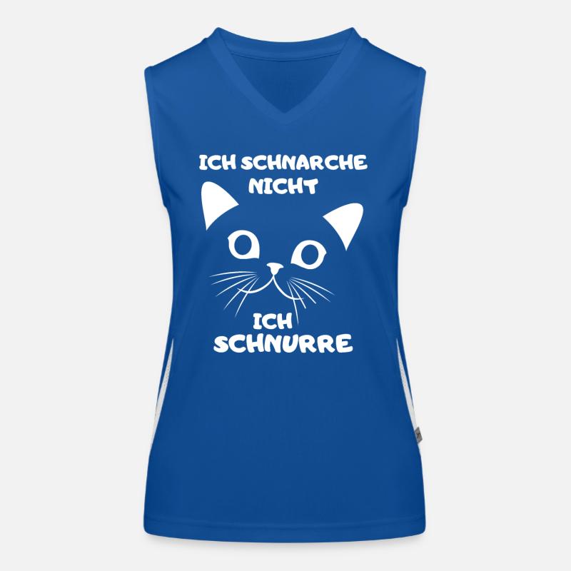 Chemise de nuit chat ronronnant ronflement chat maman Débardeur respirant contrasté Femme